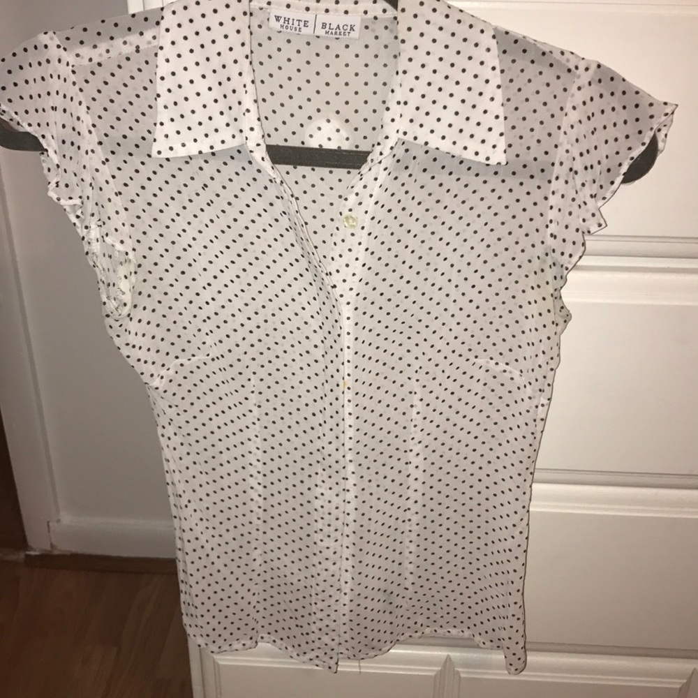 Poka dot blouse!